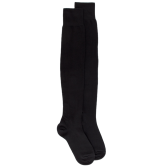 Maxi-chaussettes femme en coton doux - Noir | Doré Doré