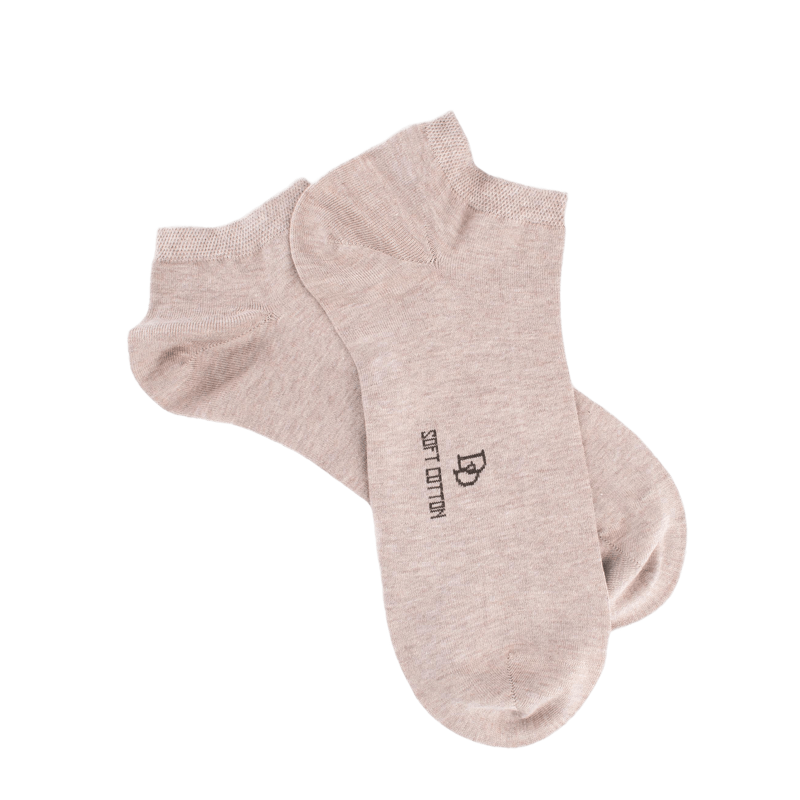 Socquettes homme en coton doux - Beige | Doré Doré