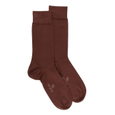 Chaussettes homme Soft Cotton  - Marron | Doré Doré