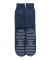 Chaussettes anti-dérapantes homme en coton - Bleu Caban