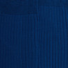 Mi-bas homme fins à côtes 100% fil d'Écosse - Bleu Cosmos | Doré Doré