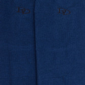 Chaussettes homme invisibles en coton égyptien - Bleu Voilier | Doré Doré