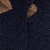 Chaussettes homme en laine polaire - Bleu marine & seigle | Doré Doré