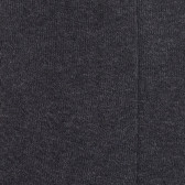 Chaussettes homme jambe sensible sans bord élastique en fil d'Ecosse - Gris foncé | Doré Doré