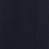 Chaussettes homme jambe sensible sans bord élastique en fil d'Ecosse - Bleu foncé | Doré Doré