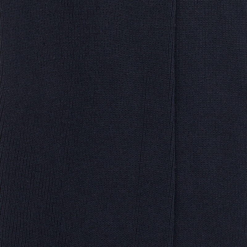 Chaussettes homme jambe sensible sans bord élastique en fil d'Ecosse - Bleu foncé | Doré Doré