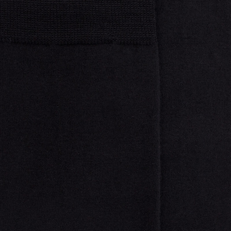 Mi-bas femme Sensation en laine et coton - Noir | Doré Doré