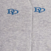 Chaussettes invisibles avec bande anti glisse au talon - Gris | Doré Doré