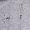 Socquettes avec bord roulé en coton égyptien - Gris | Doré Doré