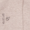 Socquettes courtes avec bord roulé en coton égyptien - Beige | Doré Doré