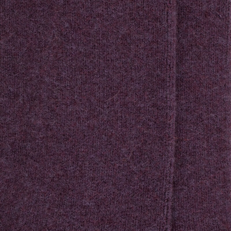 Chaussettes homme en laine et cachemire - Violet foncé | Doré Doré