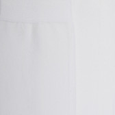 Mi-bas femme en coton doux - Blanc