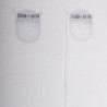 Chaussettes femme invisible en coton et bandes anti-glisse - Blanc | Doré Doré