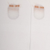 Chaussettes femme invisible en coton et bandes anti-glisse - Givre | Doré Doré