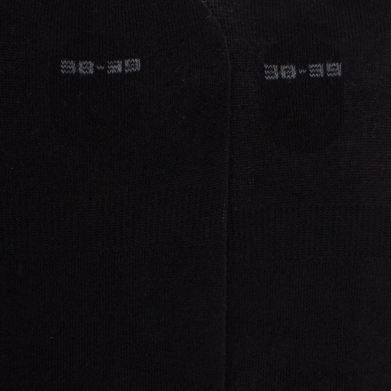 Chaussettes femme invisible en coton et bandes anti-glisse - Noir | Doré Doré