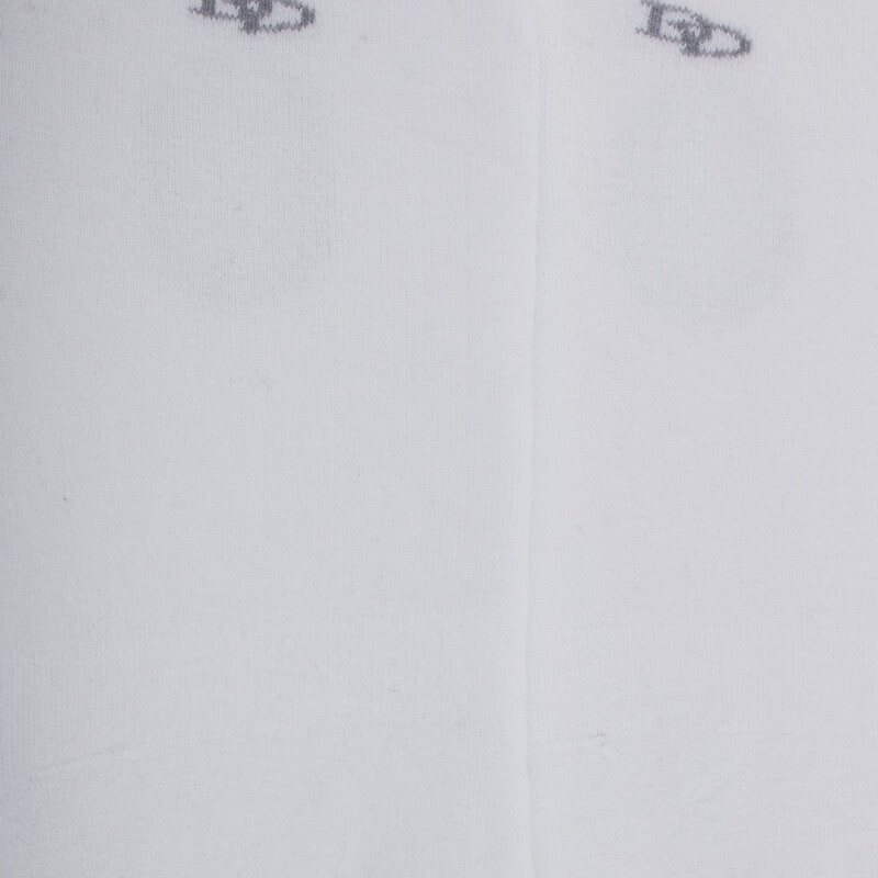 Chaussettes invisibles homme en coton bouclettes et bandes anti-glisse - Blanc | Doré Doré
