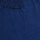 Chaussettes homme fines 100% fil d'Écosse - Bleu Voilier | Doré Doré