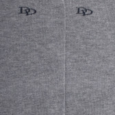 Chaussettes homme invisibles en coton égyptien - Gris Rocheux | Doré Doré