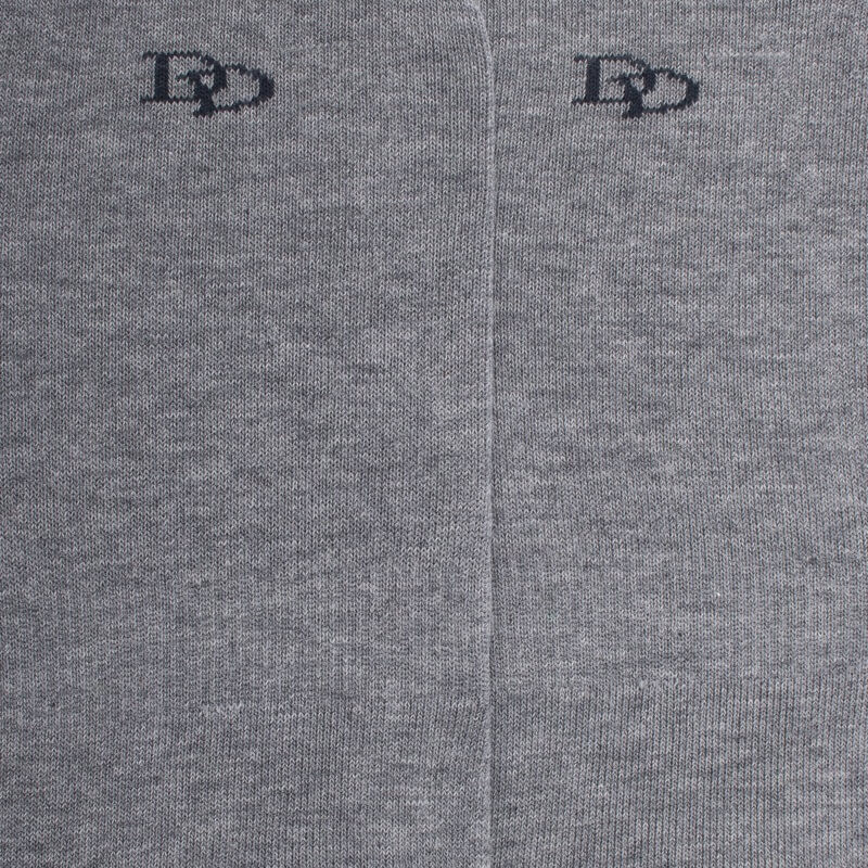 Chaussettes homme invisibles en coton égyptien - Gris Rocheux | Doré Doré