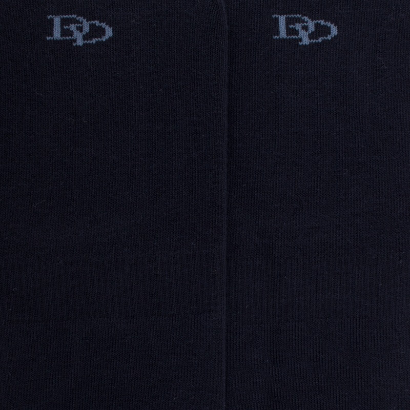 Chaussettes homme invisibles en coton égyptien - Bleu marine foncé | Doré Doré