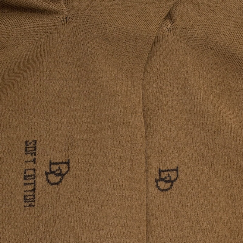 Chaussettes homme fines en coton égyptien - Beige baobab | Doré Doré