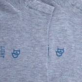Socquettes homme en fil d'Écosse - Bleu Glacier