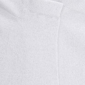 Socquettes femme en coton avec effet brillant - Blanc | Doré Doré