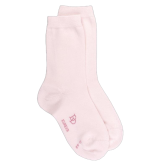 Chaussettes enfant Eureka en coton égyptien - Rose pâle | Doré Doré