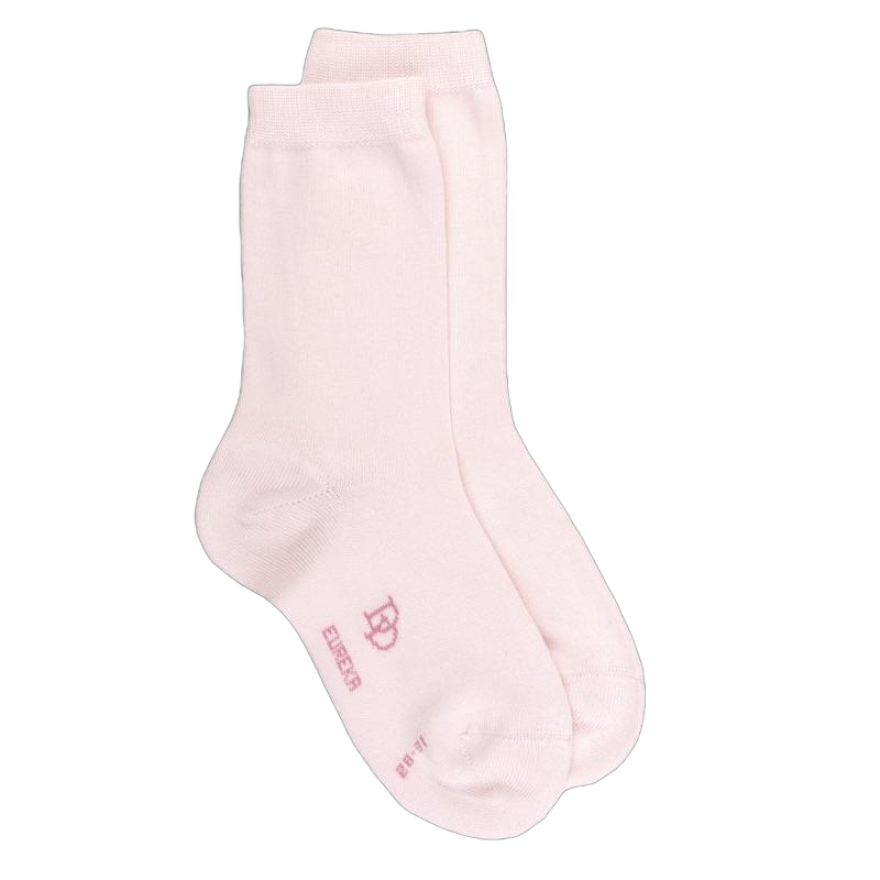 Chaussettes enfant Eureka en coton égyptien - Rose pâle | Doré Doré