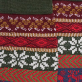 Chaussettes homme en laine à motif de Noël - Rouge pommard | Doré Doré