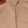 Chaussettes homme en laine polaire - Beige Désert & Orange cognac | Doré Doré