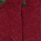 Chaussettes homme en laine polaire - Rouge pommard & Vert Campagne | Doré Doré