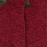 Chaussettes homme en laine polaire - Rouge pommard & Vert Campagne | Doré Doré