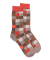 Chaussettes homme échiquier en coton - Multicolore