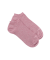 Socquettes femme en coton avec effet brillant - Rose poudré