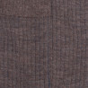 Chaussettes côtelé bicolores homme en laine et coton doux - Brun loutre & Bleu | Doré Doré