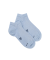 Socquettes enfant en coton avec effet brillant - Bleu Vague