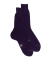 Chaussettes homme fines 100% fil d'Écosse - Violet