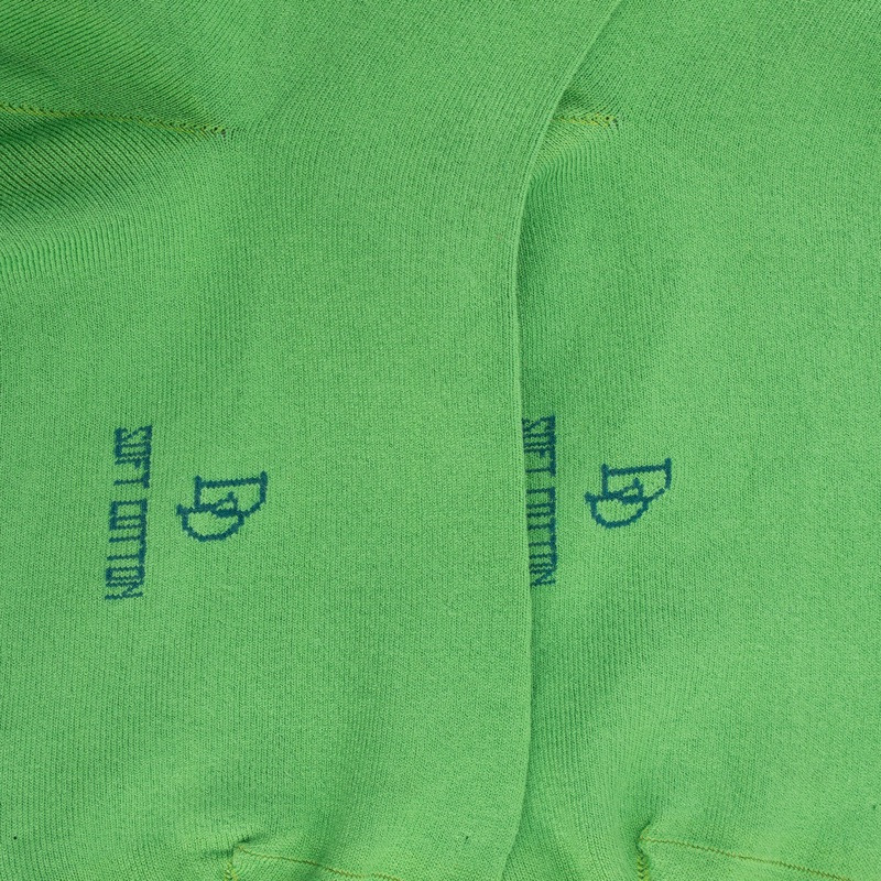 Chaussettes femme fines en coton égyptien - Avocat | Doré Doré