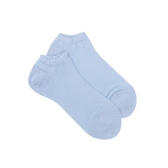 Socquettes femme en résille - Bleu Vague | Doré Doré