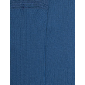 Chaussettes courtes pour hommes en TENCEL™ Lyocell à côtes unies. - Bleu | Doré Doré