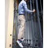 Chaussettes homme échiquier en coton - Bleu Pêcheur & Rouget | Doré Doré