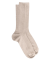 Chaussettes sans bord élastique en coton égyptien - Spécial jambes sensibles - Corde