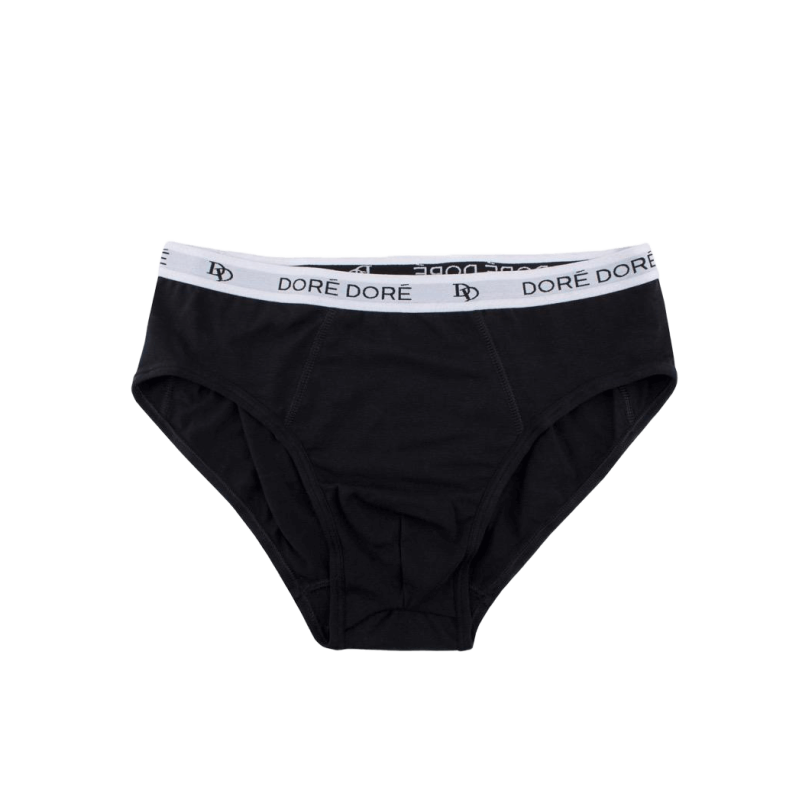 Slip Doré Doré en coton strech ultra doux- Noir | Doré Doré