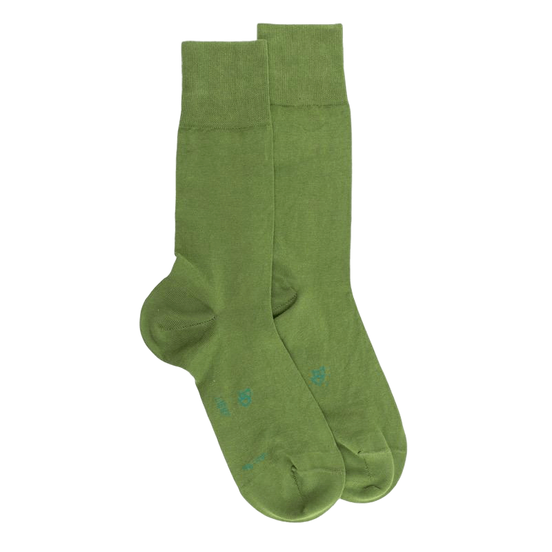 Chaussettes DD light vert campagne en fil d'écosse