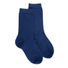 Chaussettes enfant en coton égyptien - Bleu Voilier | Doré Doré