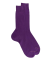 Chaussettes homme luxe en pur fil d'écosse extra fin - Violet Provence