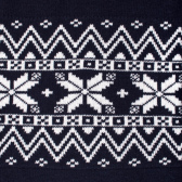 Pull à col rond en laine à motif de Noël - Bleu marine | Doré Doré