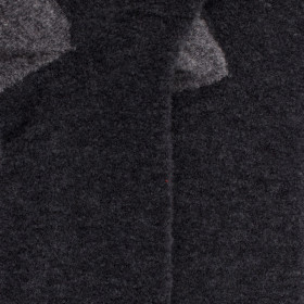 Mi-bas homme en laine polaire - Gris anthracite & Gris oxford | Doré Doré