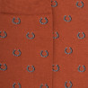 Chaussettes homme en coton à motif fer à cheval - Orange écureuil | Doré Doré